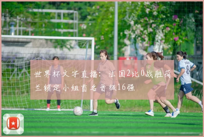 世界杯文字直播：法国2比0战胜荷兰锁定小组首名晋级16强